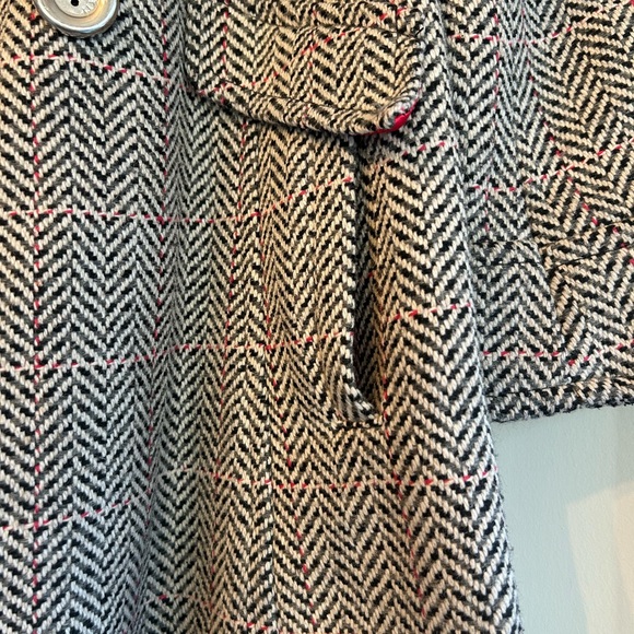 Miss Sixty Black and White Pea Coat - Picture 8 of 13